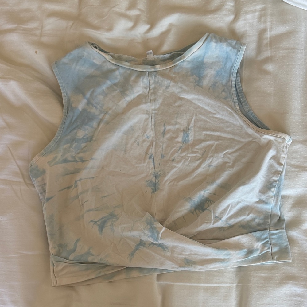 Tie-Dye Sleeveless fitness Women's Top